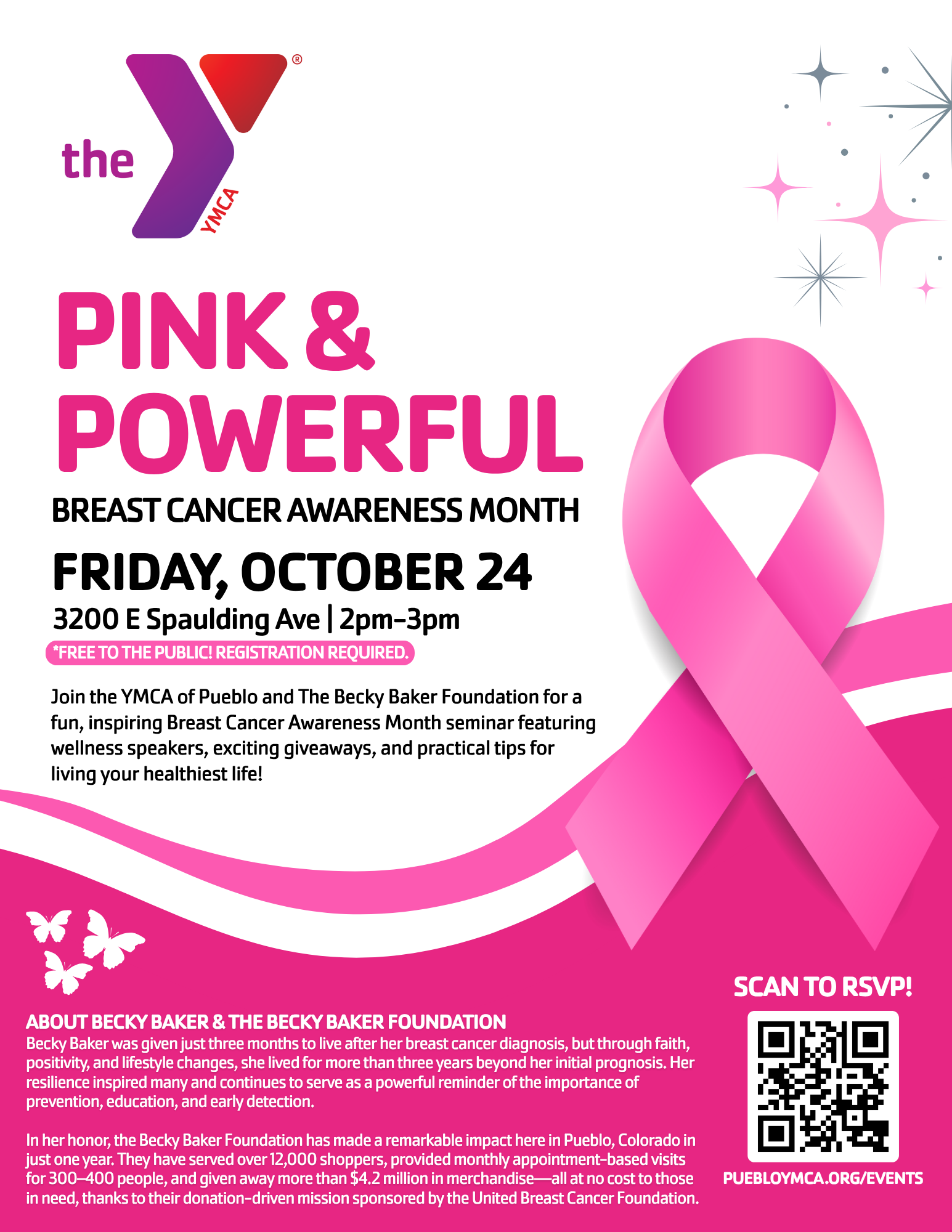 Becky Baker Foundation x YMCA Flyer (8.5 x 11)