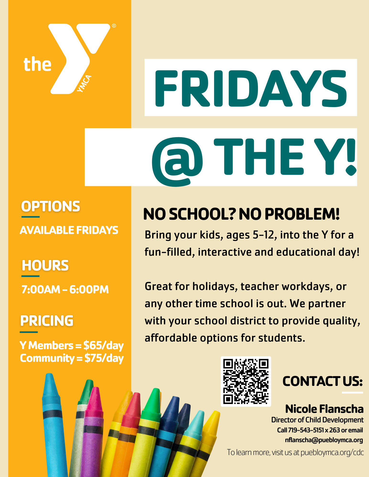 FRIDAYS @ THE Y!