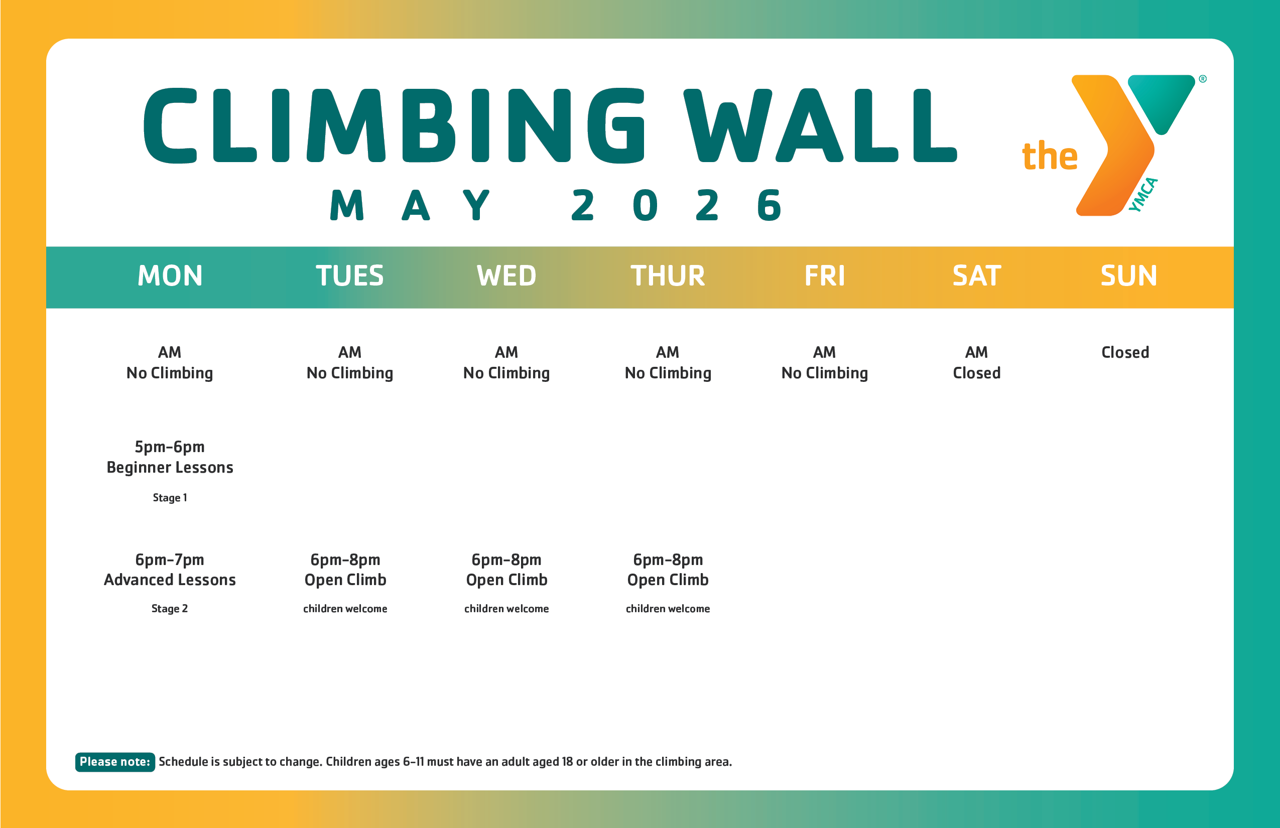Climbing Wall Schedule_MAY2026