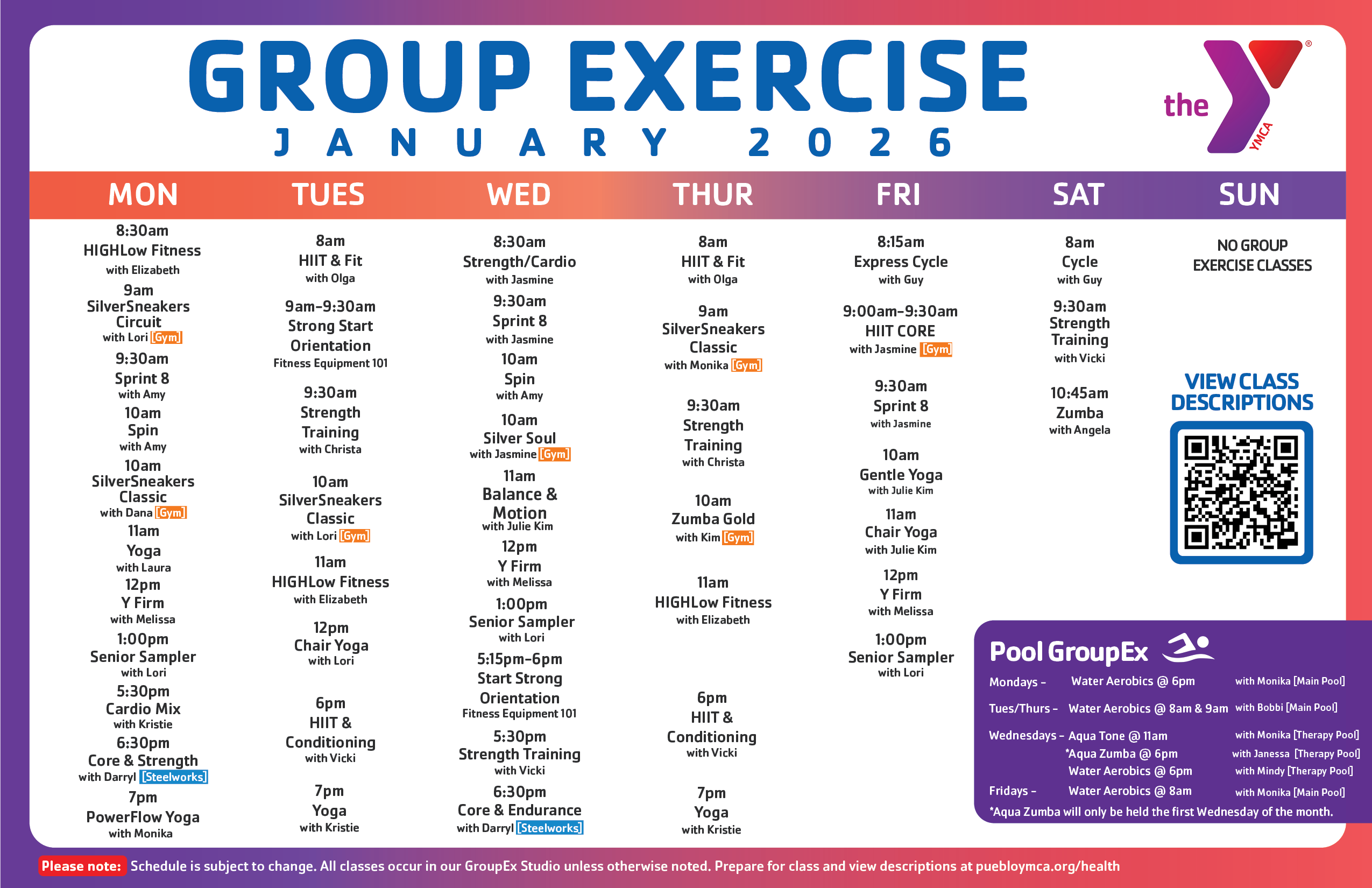 GroupEx Schedule_Jan2026